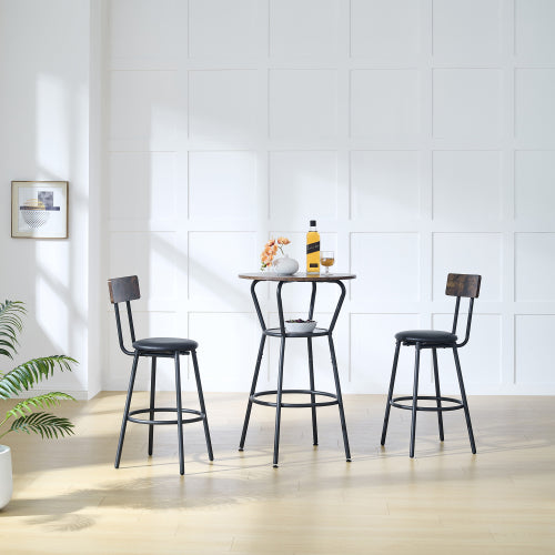 Round Bar Table And Stool