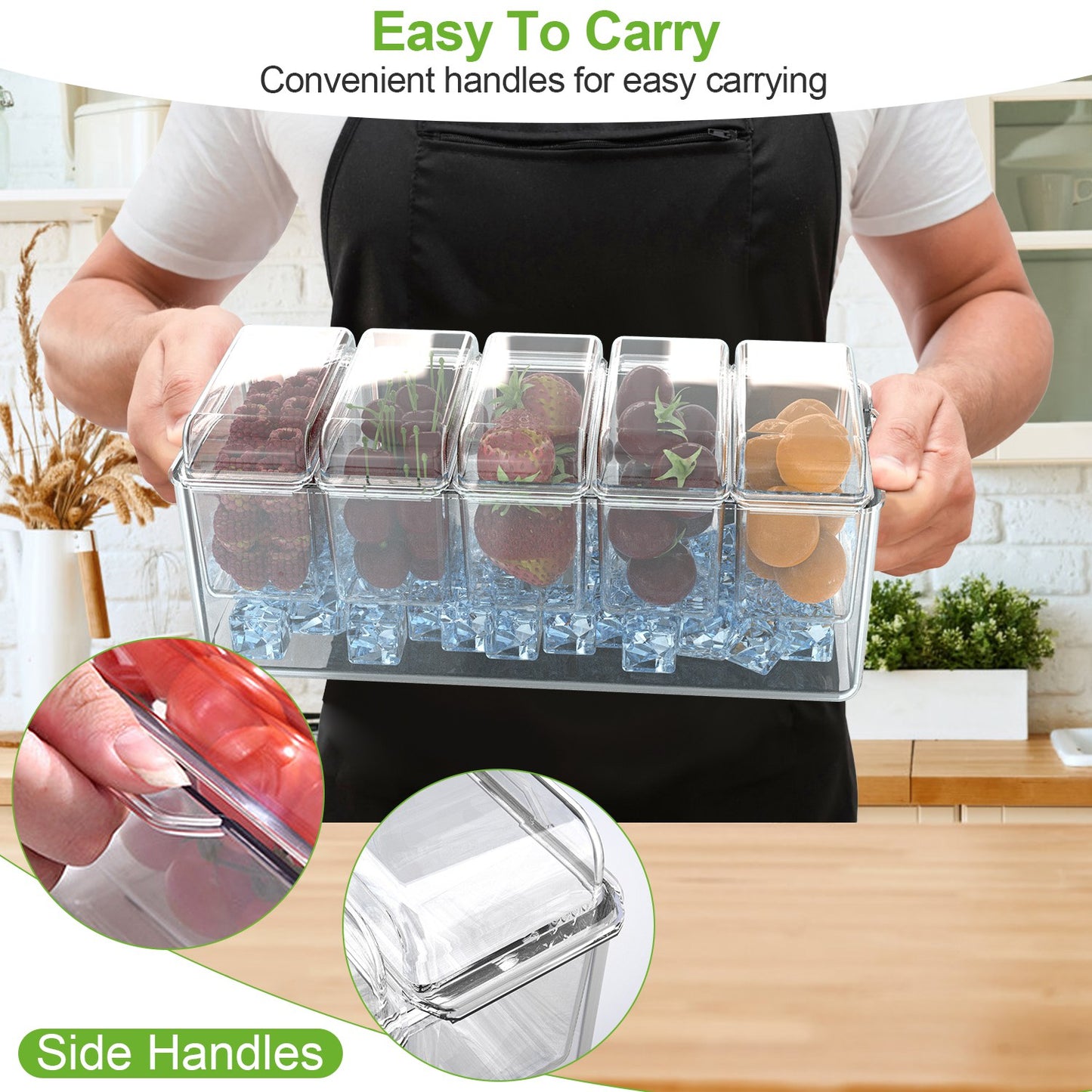 Caddy Serving Tray Container