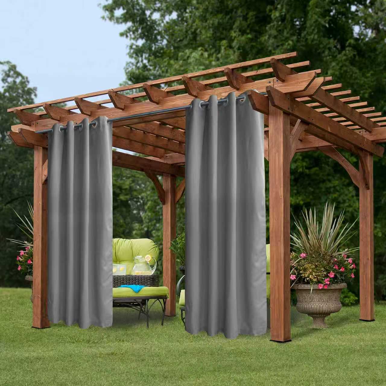 Outdoor Grommet Curtain