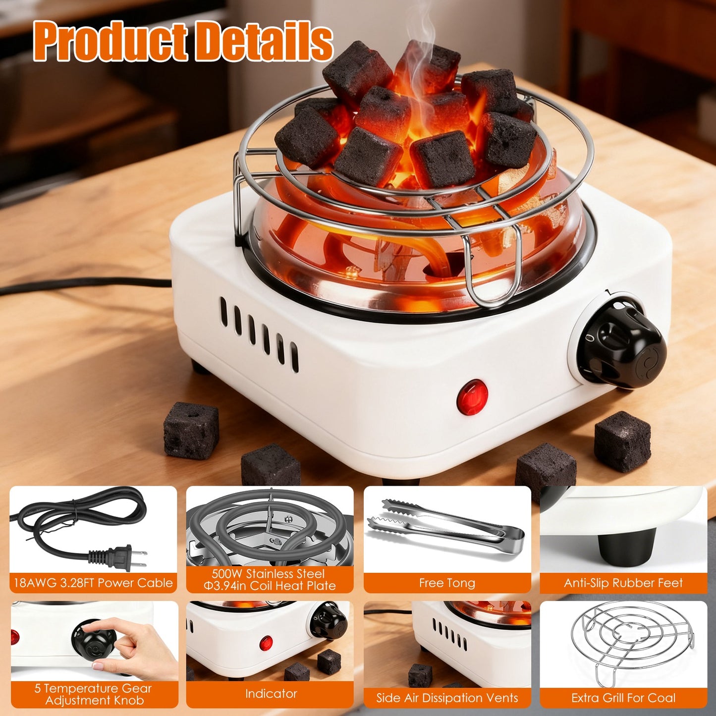 Electric Charcoal Burner