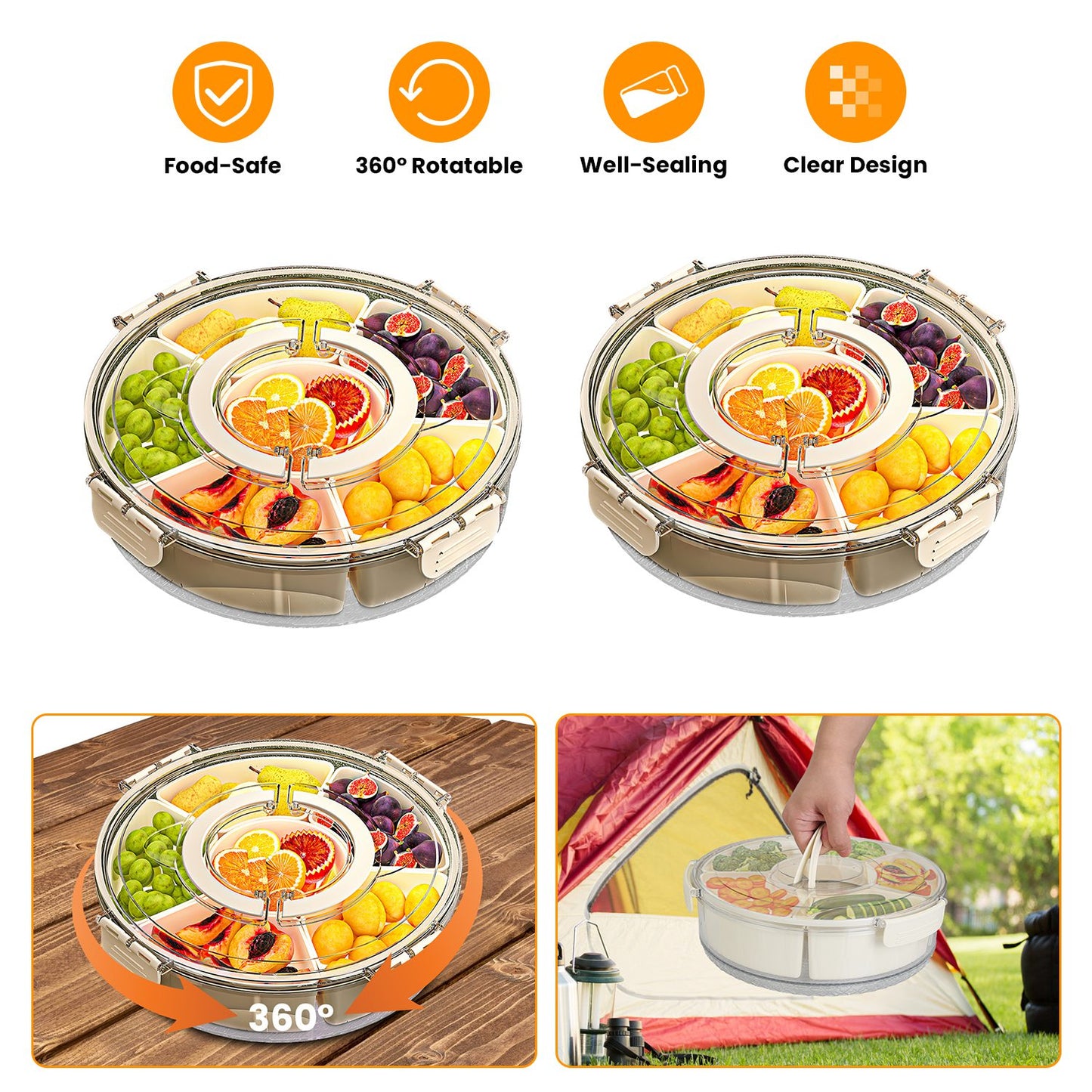 Rotatable Snack Box