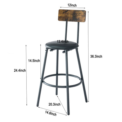 Round Bar Table And Stool