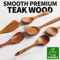 Wooden Cooking Spoon Set