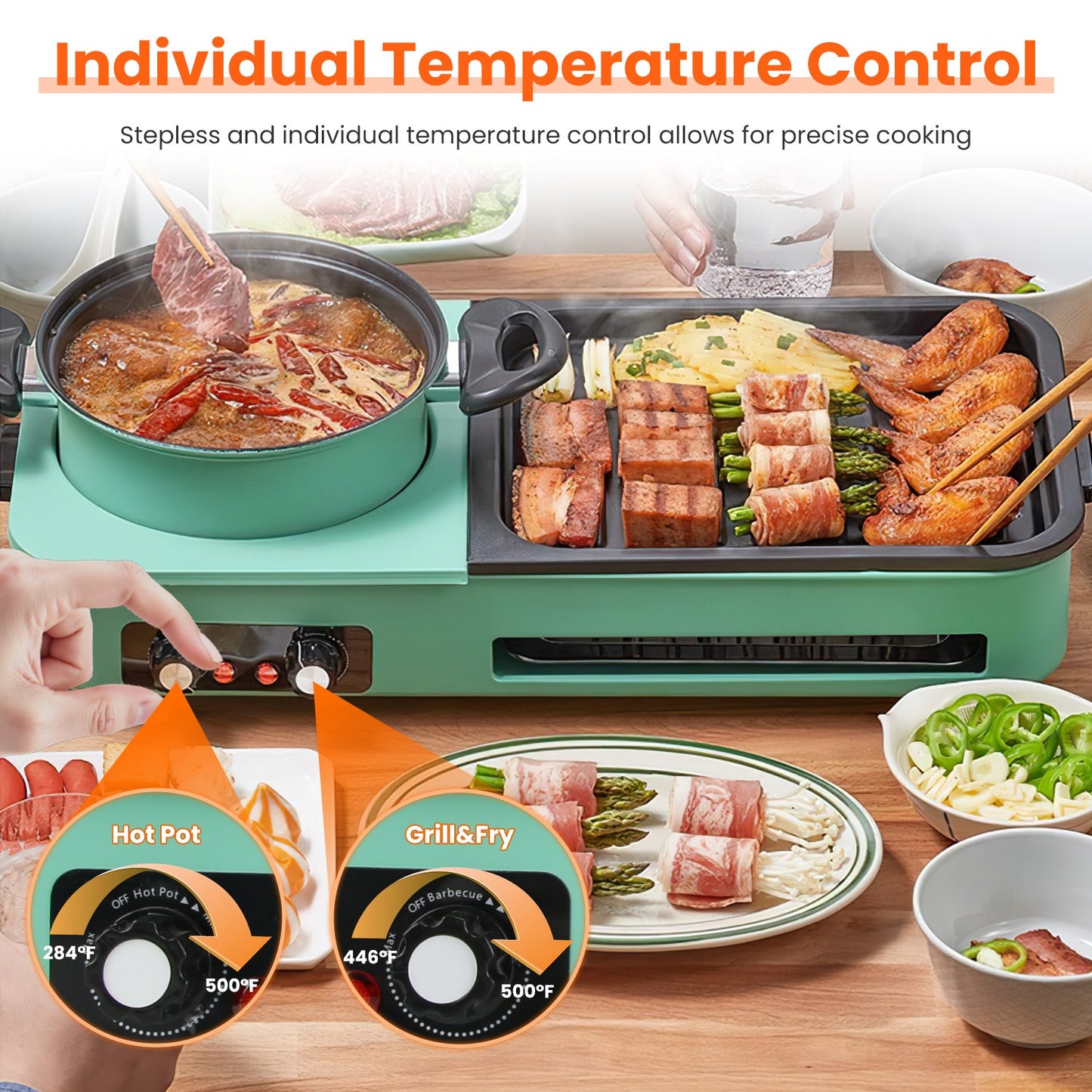 Smokeless Grill Pot