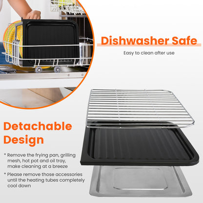 Smokeless Grill Pot