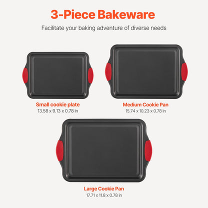 Silicone Handle Bakeware Set