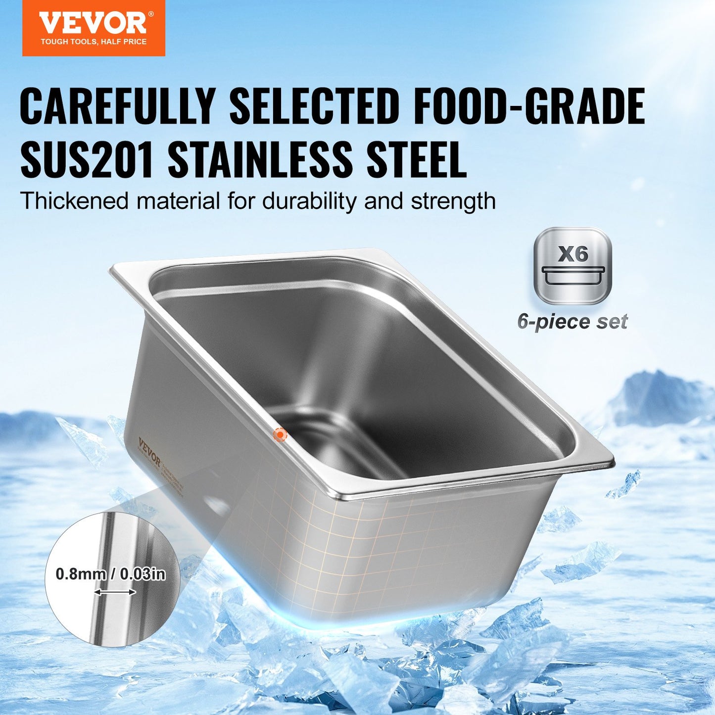 Deep Commercial Table Pan