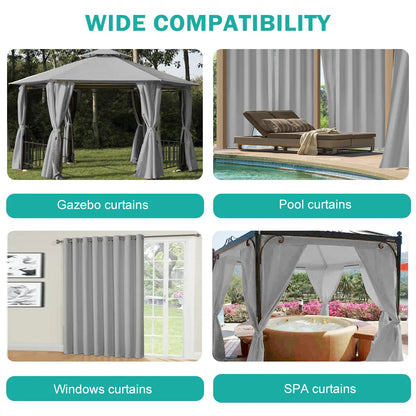 Outdoor Grommet Curtain