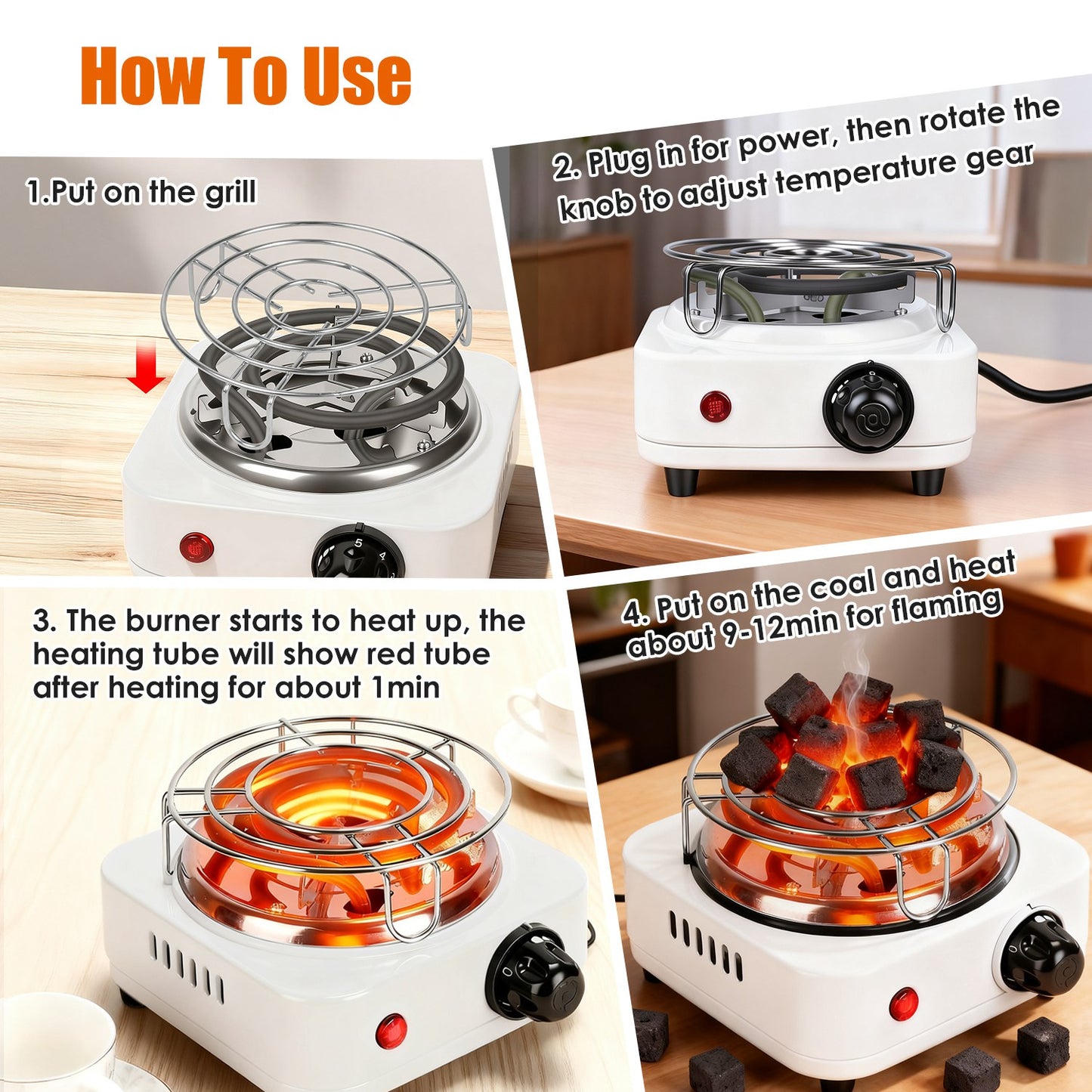 Electric Charcoal Burner