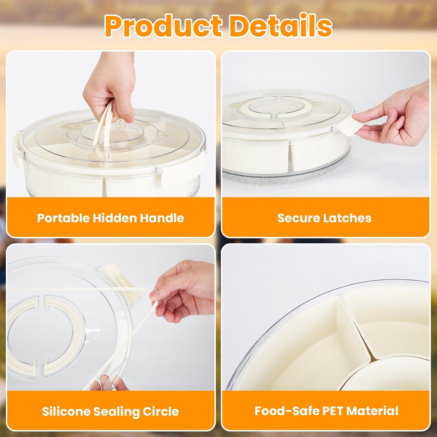 Rotatable Snack Box