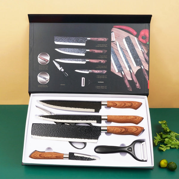 Steel Kitchen Knives Set
