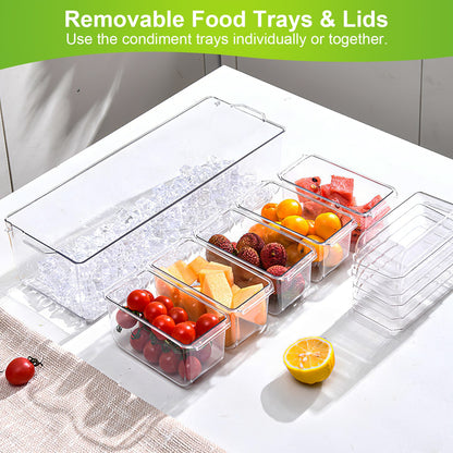 Caddy Serving Tray Container