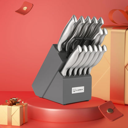 Knife Set With Block