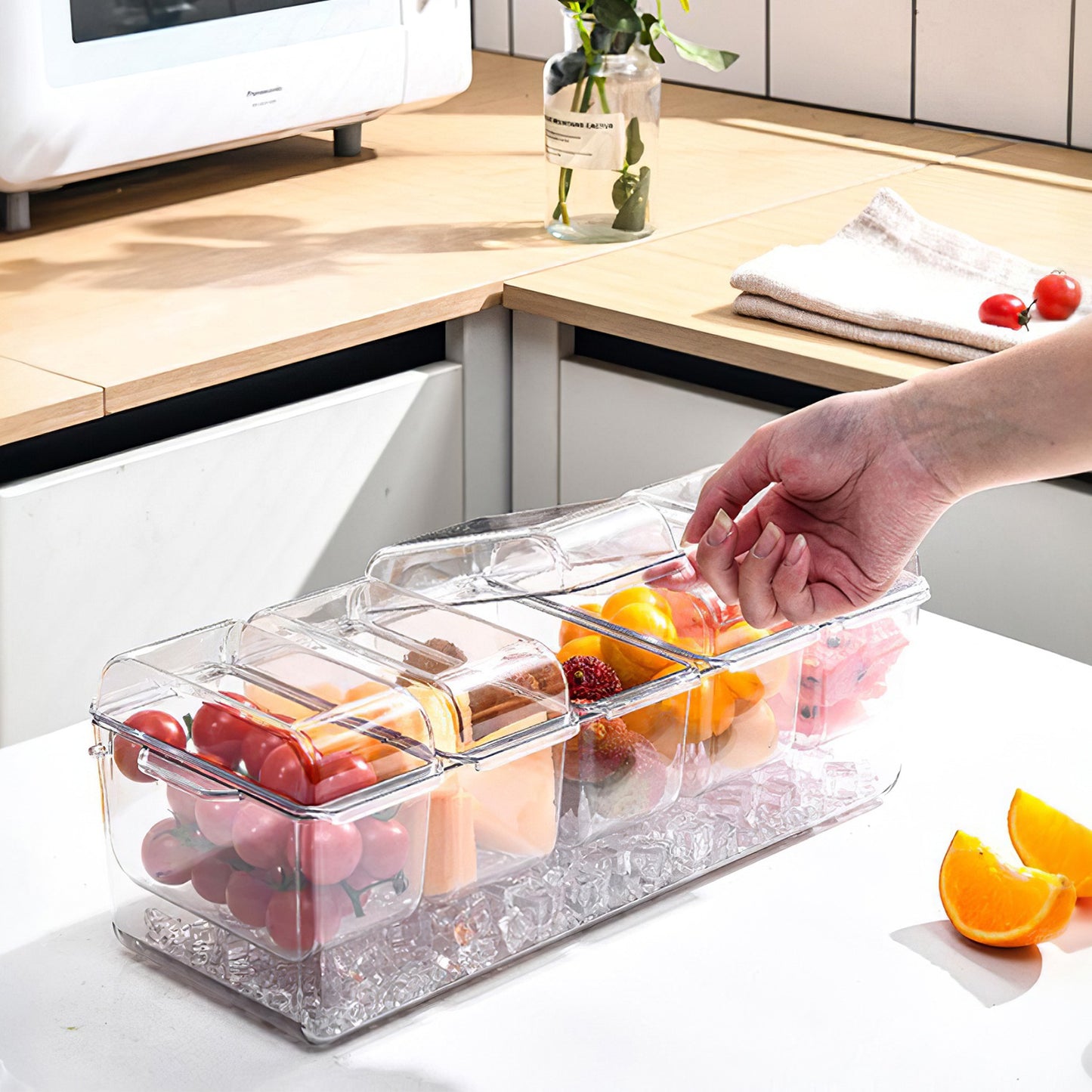 Caddy Serving Tray Container