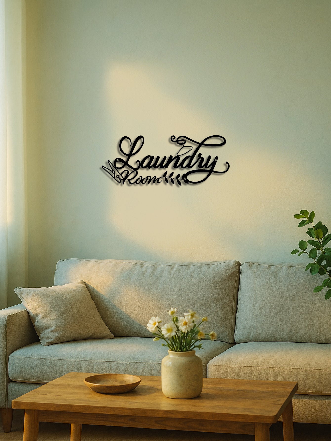 Vintage Metal Wall Sign
