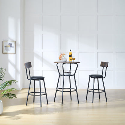Round Bar Table And Stool