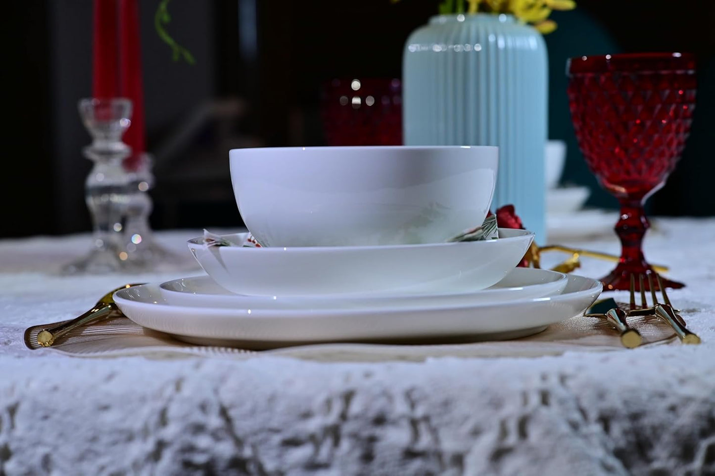Lily Bone Dinnerware Set