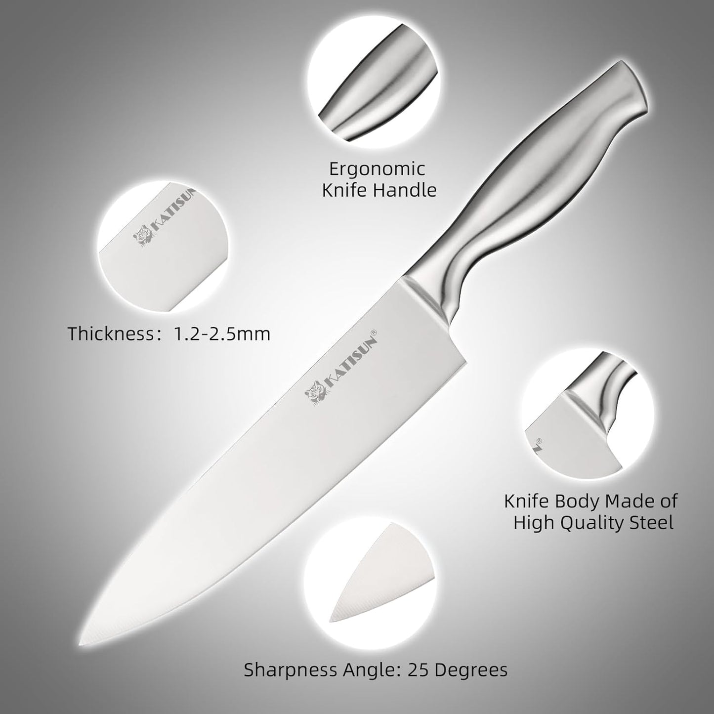 Knife Set With Block