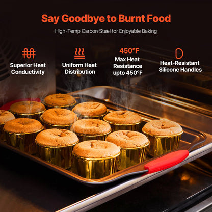 Silicone Handle Bakeware Set