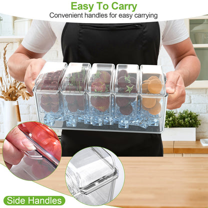 Caddy Serving Tray Container
