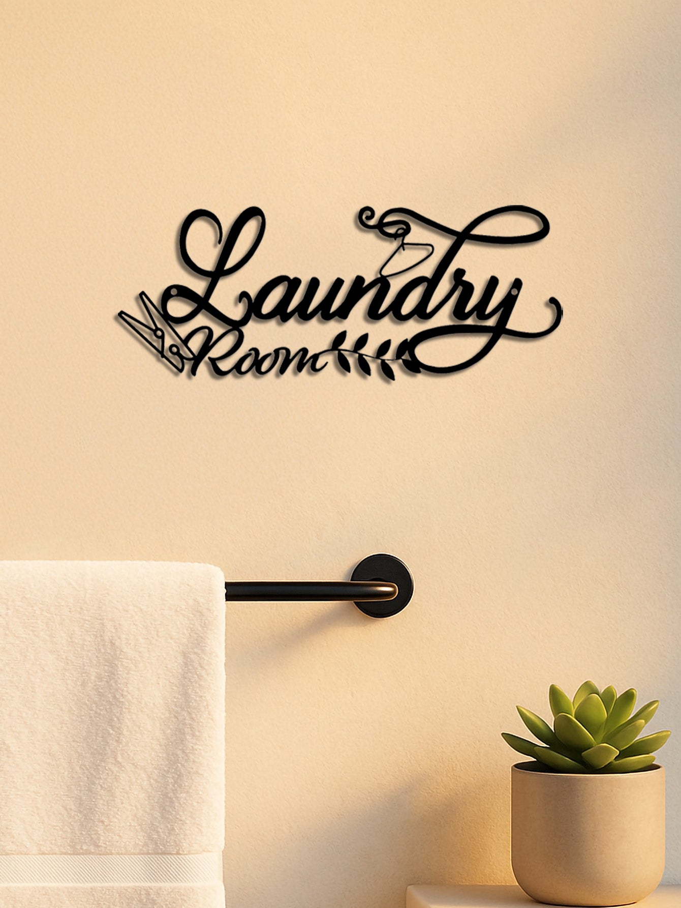 Vintage Metal Wall Sign