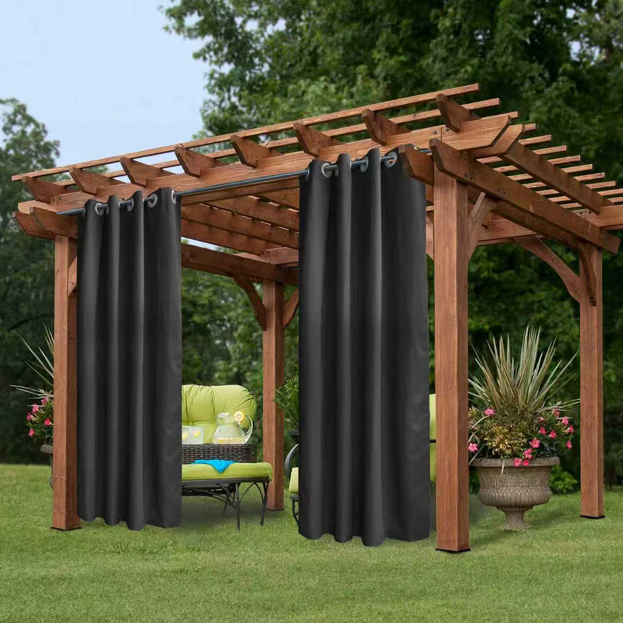 Outdoor Grommet Curtain