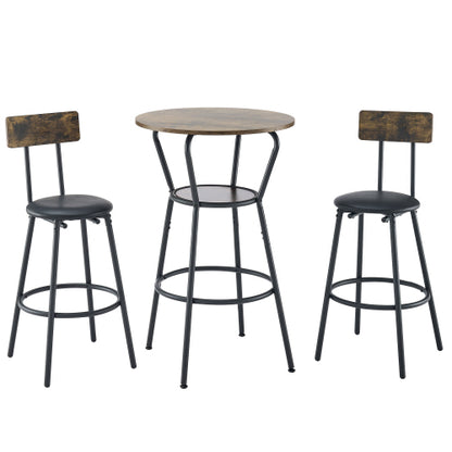 Round Bar Table And Stool