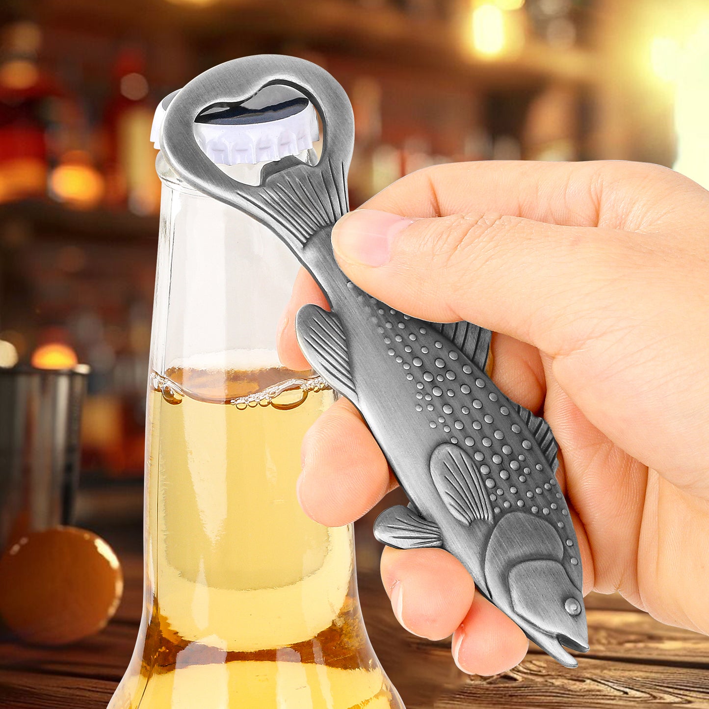 Sea Bass Bottle Opener