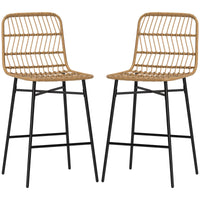 Rattan Counter Bar Stools