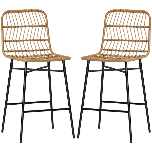 Rattan Counter Bar Stools