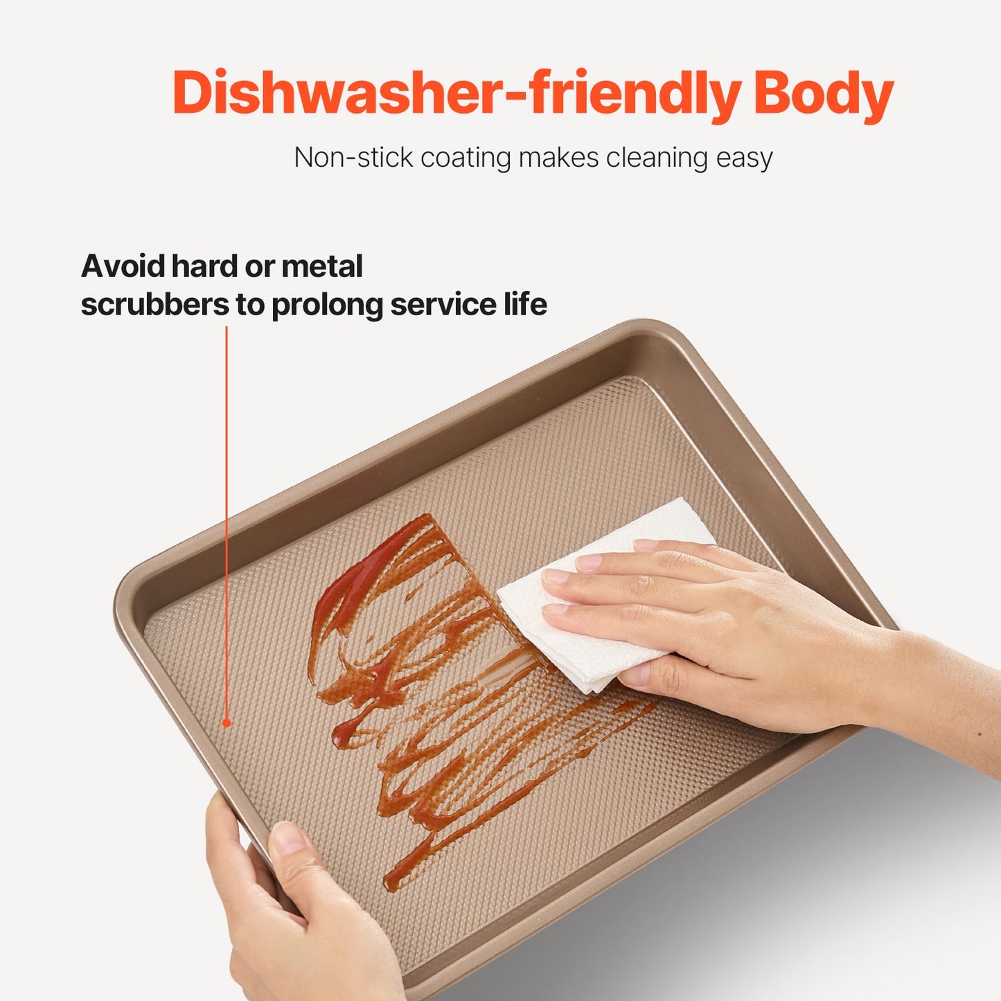 Silicone Handle Baking Pan