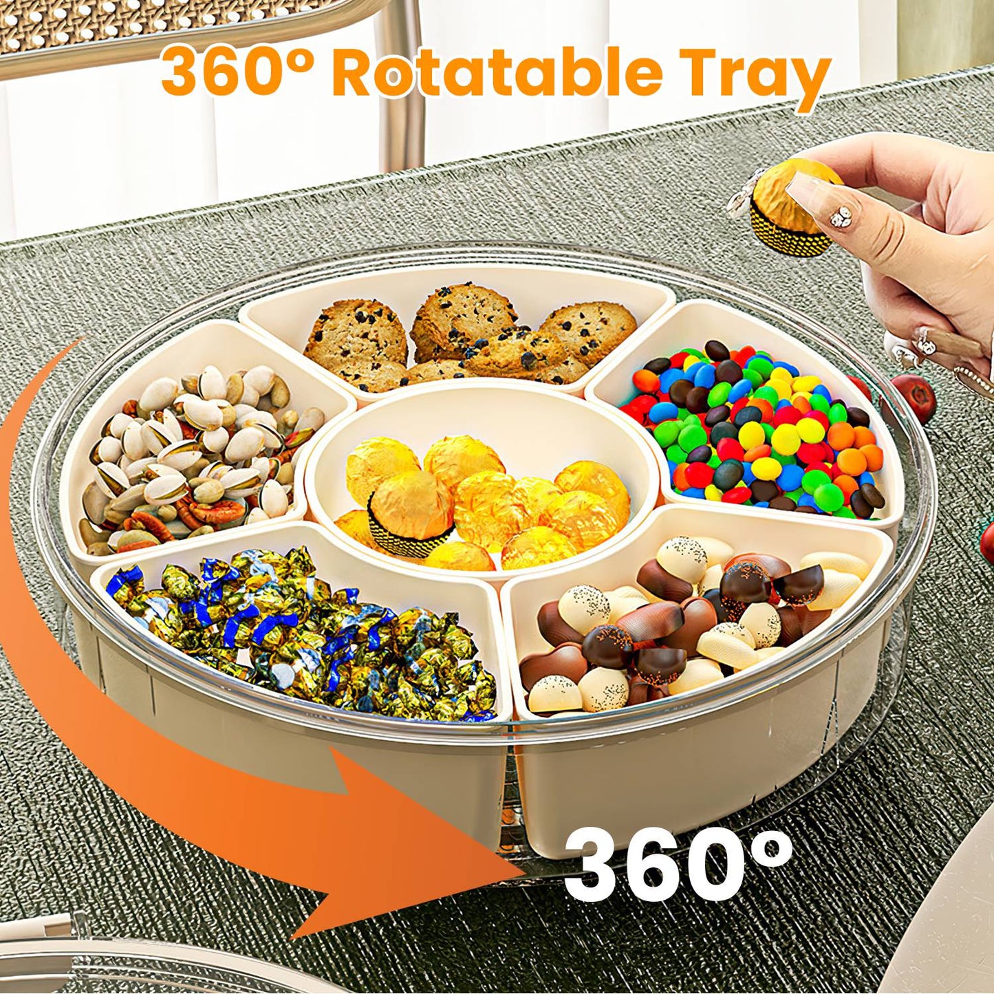 Rotatable Snack Box