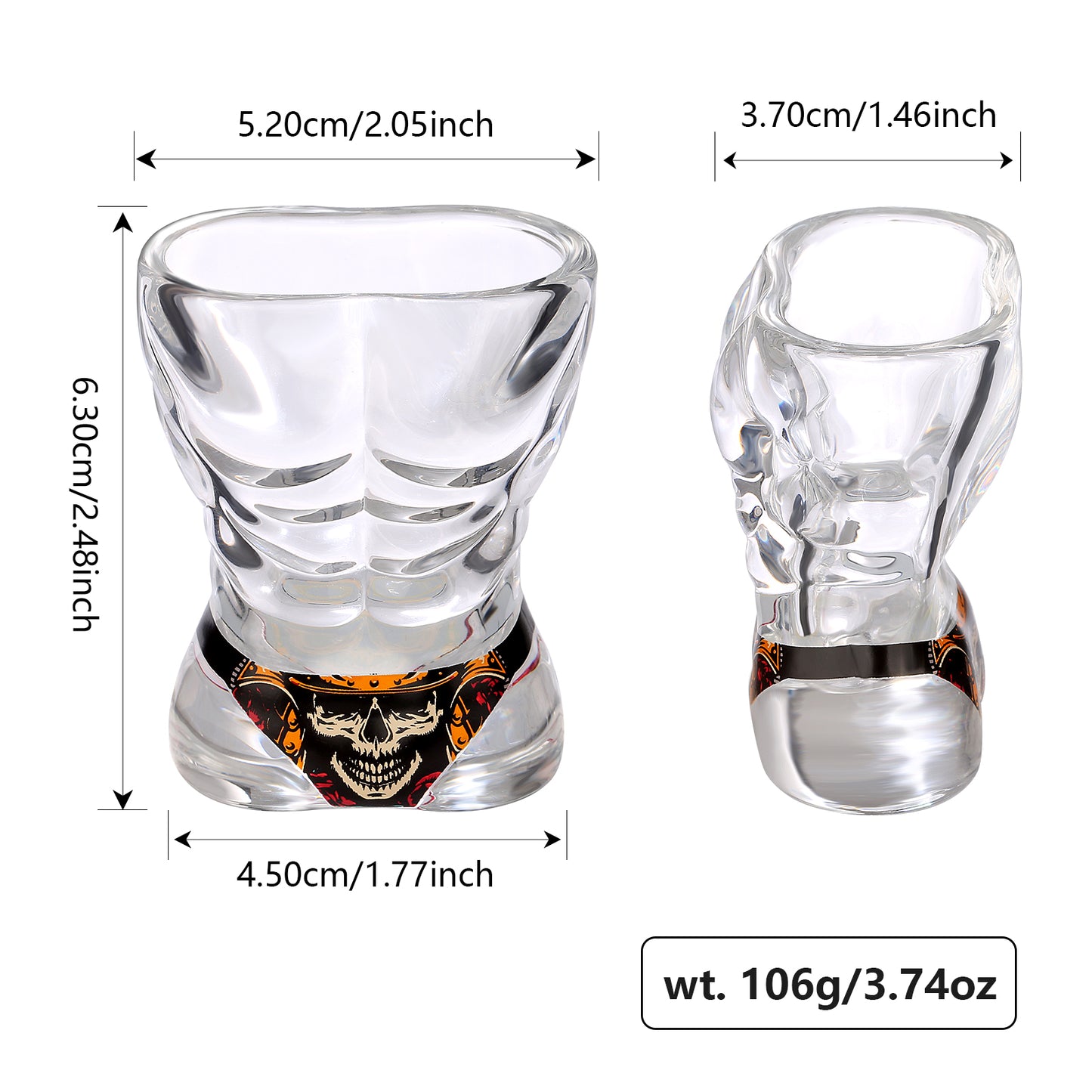 Skull Style Wine Glass
