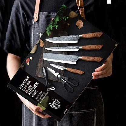 Steel Kitchen Knives Set