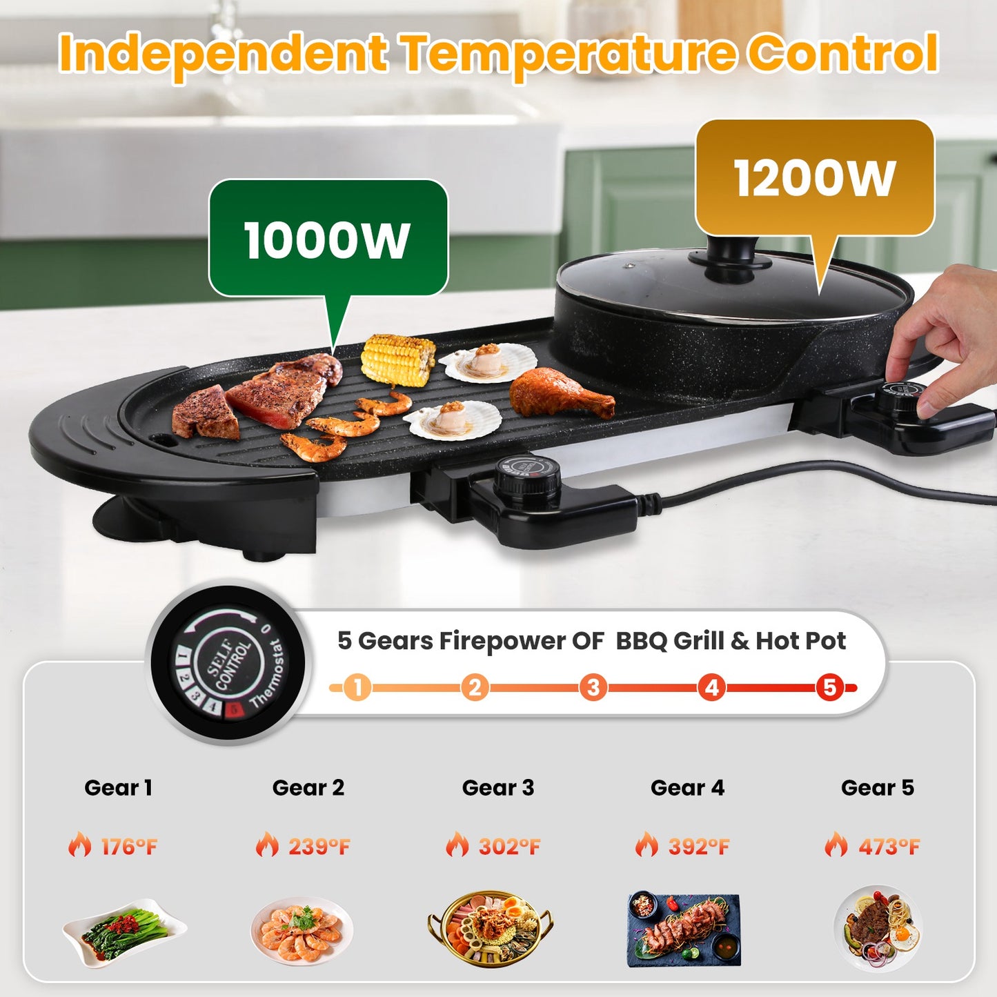 Electric Grill Cooker