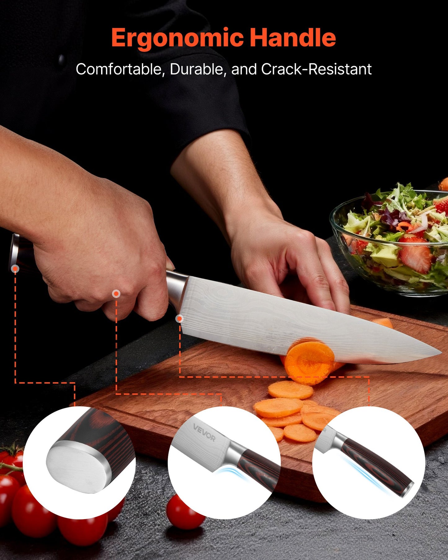 Rust-Resistant Kitchen Cutlery