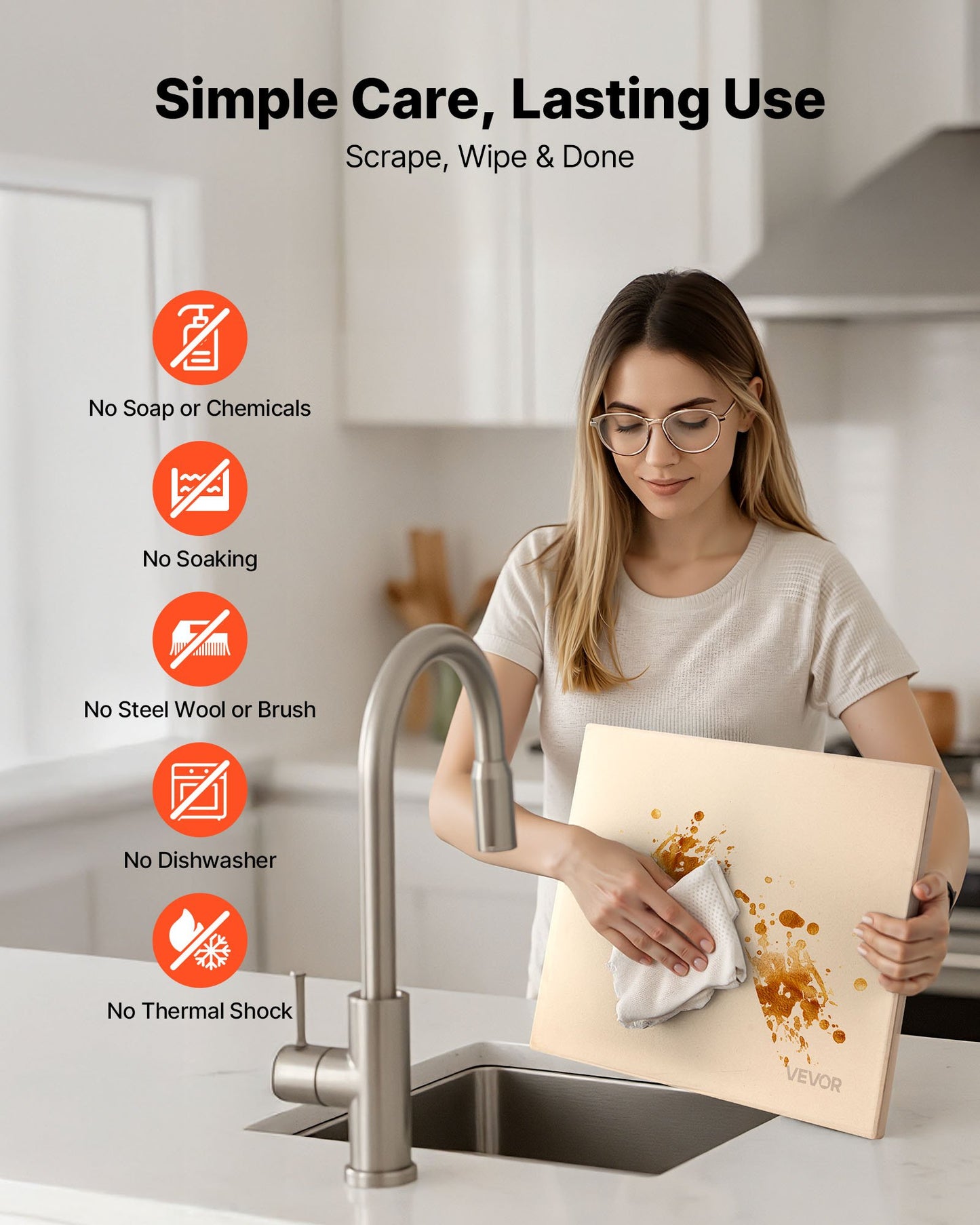 Rectangular Cordierite Pizza Stone