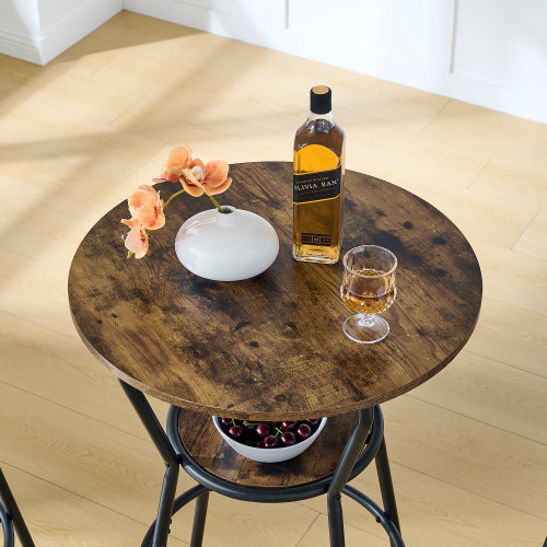Round Bar Table And Stool