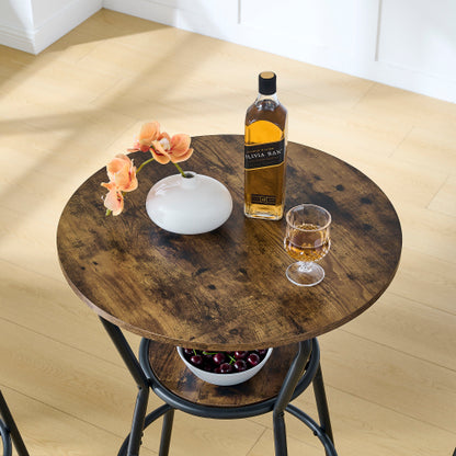 Round Bar Table And Stool