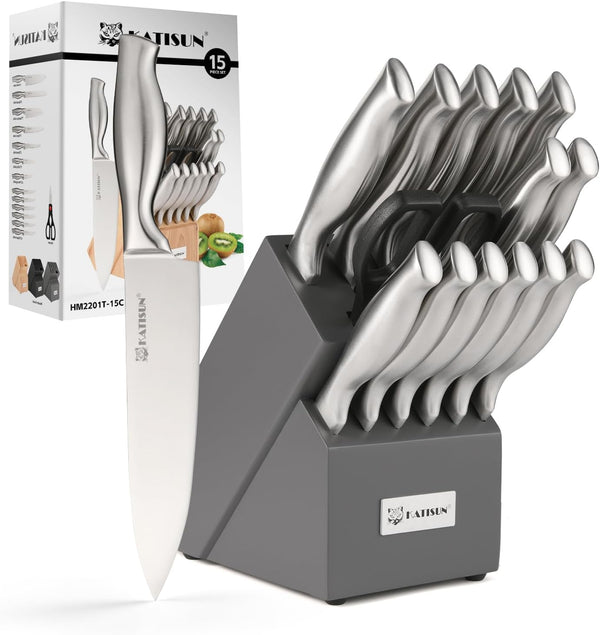 Knife Set With Block