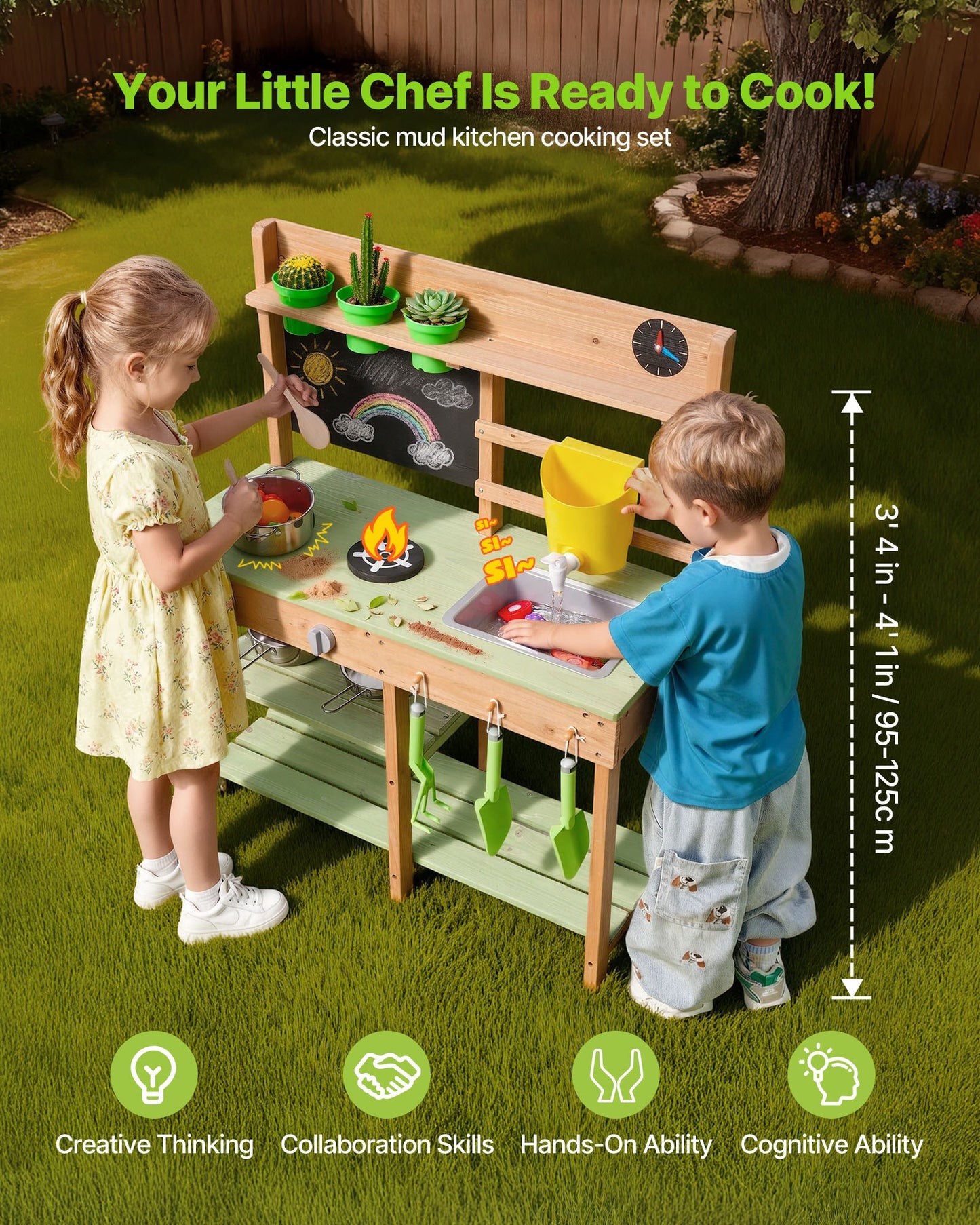 Kids Outdoor Mud Kitchen